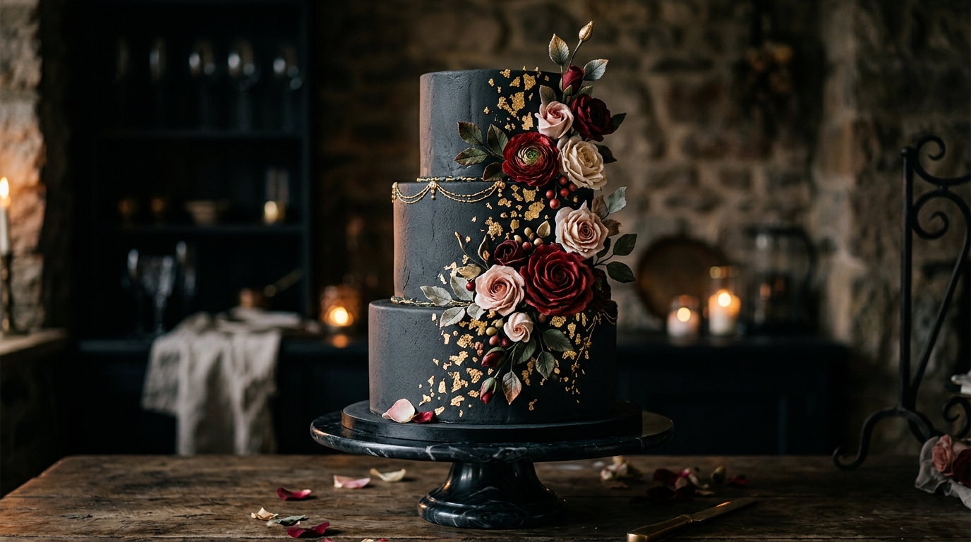 Bespoke luxury wedding cake by LUSSY Cake